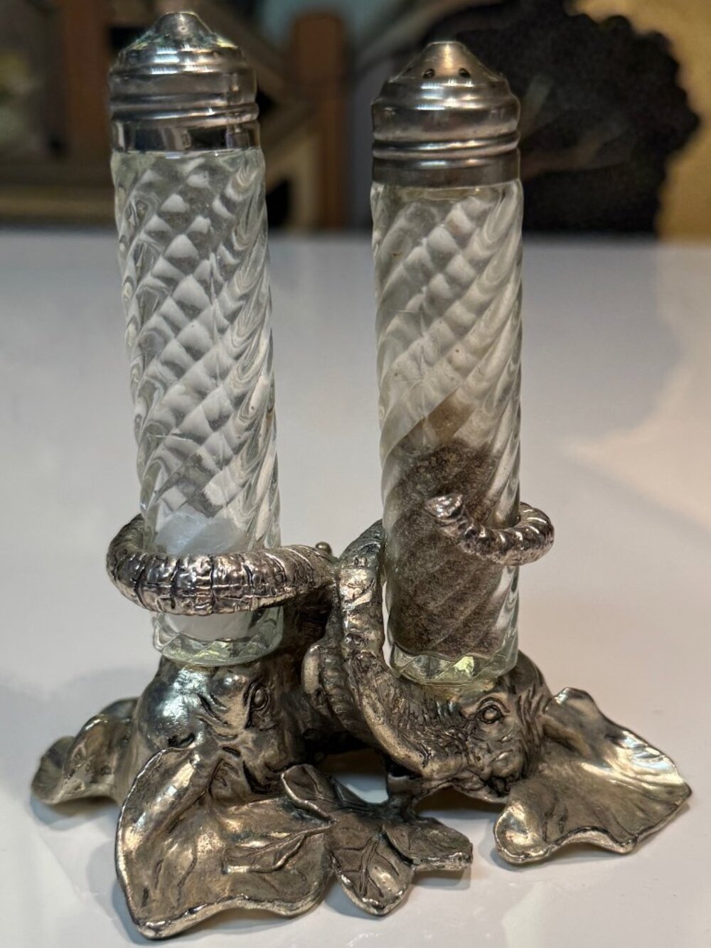Vintage - Elephant - Arthur Court Salt and Pepper